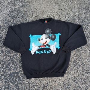 Mickey Mouse Unlimited Vintage 90s Crewneck Graphic Sweater XL